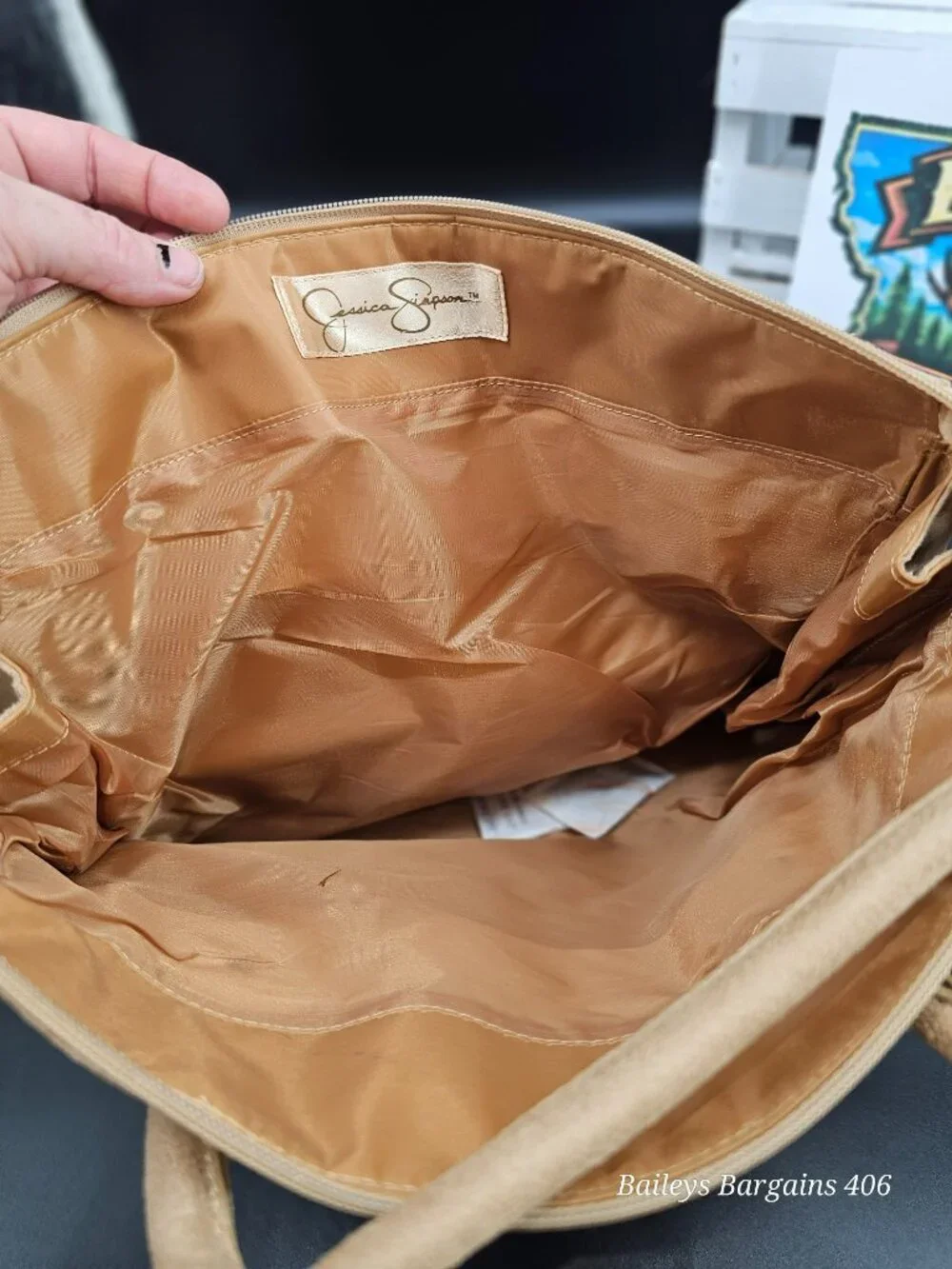 Jessica Simpson Suede Tote